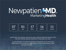 Tablet Screenshot of newpatientmd.com